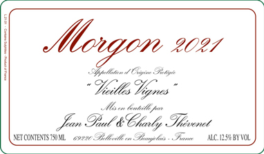 Morgon VV label